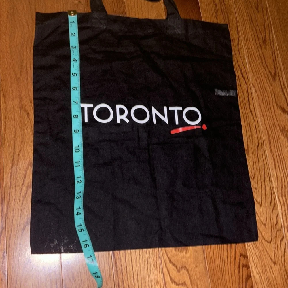 Vintage style Toronto scripted blackTote Bag T-shirt set - Picture 9 of 15